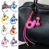 Fitness Enthusiast Keychain Weightlifting Equipment Charm with Keyring Weight Plate