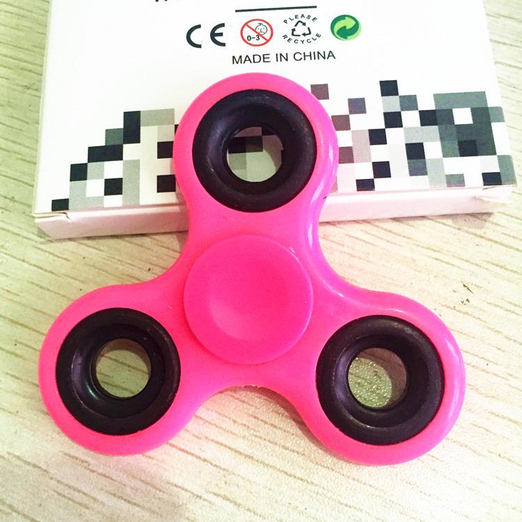 Creative Stress-Relief Alloy Fidget Spinner - Colorful Toy for Kids and Students