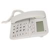 Corded Landline Caller ID Full Hands Free 4 Fast Dial Desktop Wired Telephone with LCD Display for Home HotelWhite