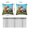 Disney Film Bambi Cartoon Pillow Case 40x40cm Bedroom Decoration Cute Kawaii Anime Cushion Decoration Salon Square Pillowcase