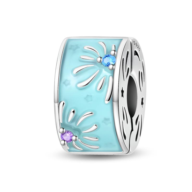 Original Copper Charms Beads Cute Mushroom Unicorn Love Wings Pearl Charm For Bracelet Pendant Woman Girl Jewelry