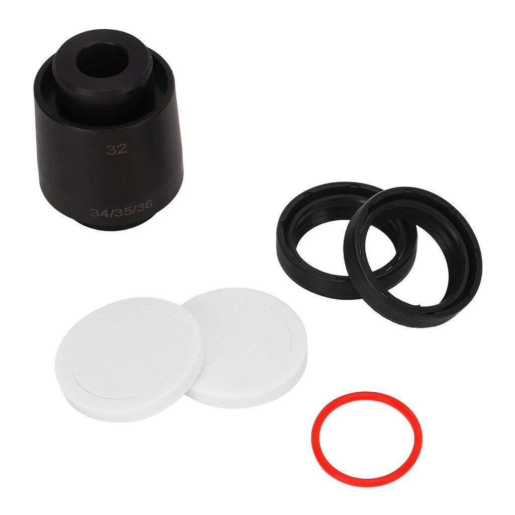 RISK 35mm Bike Front Fork Dust Seal Bike Fork Dust Wiper Kit for Repair Replacement Riding Outdoor