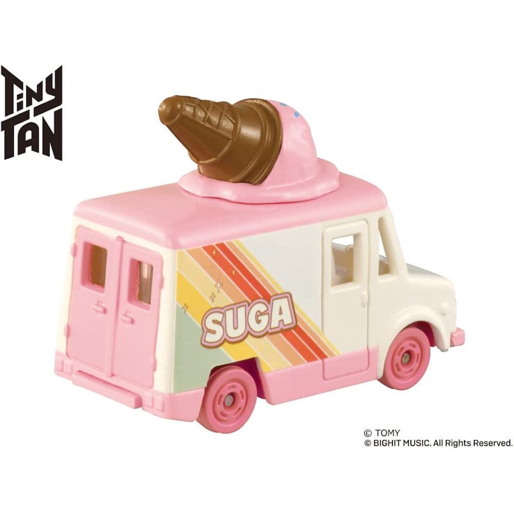 Takara Tomy Tomica Dream Tomica SP TinyTAN Collection Suga Mini Car Toy for Ages 3 and Up Safety Certified