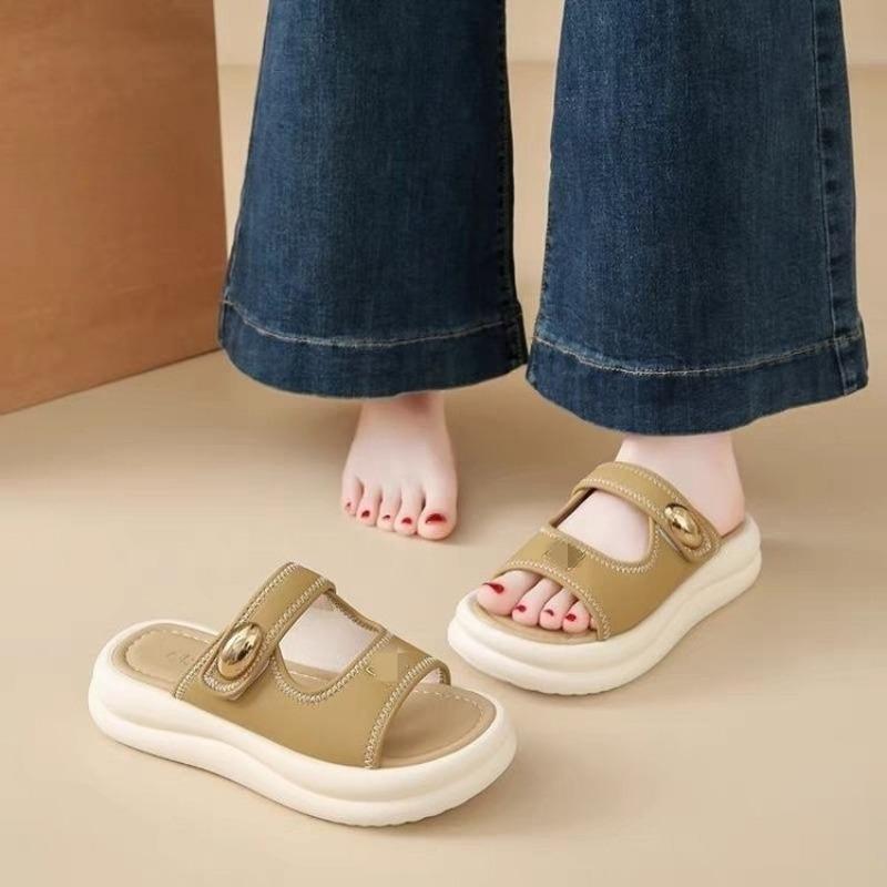 High-heel Women s Shoes - New Style, Casual, Versatile, Suitable for Beach Wear, Heightening Shoes 35