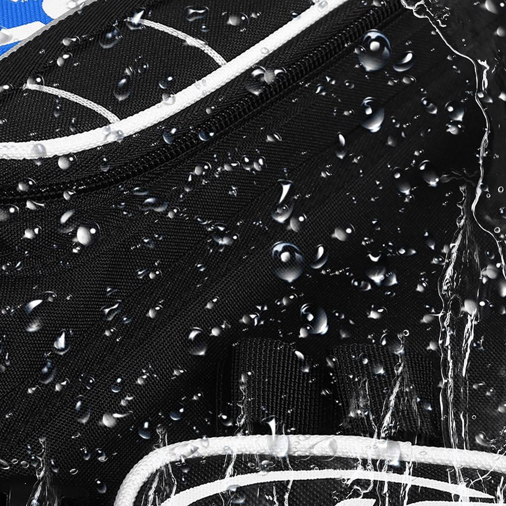 Archery Arrow Quiver Holder 3 Tubes Back Waist Shoulder Bag Pouch Bow Target(blue)