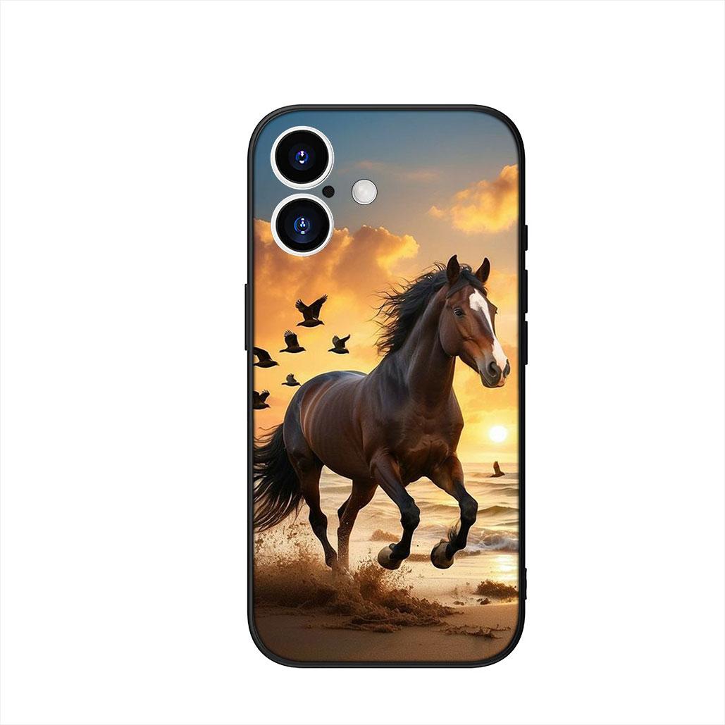 

Running Wild Free Horse Phone Cover Case for Samsung Galaxy S25 S23 S22 S24 FE Ultra Plus A56 A05 A06 A15 A16 A57 S7 Edge Casing Galaxy S7 edge