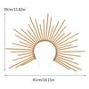 Women Head Jewelry Stylish Sun Headband Fashionable Headpiece Elegant Headpiece Alloy Material for Parties and Weddings