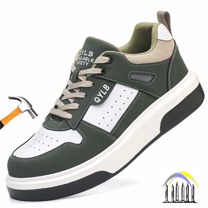plastic toe cap safety shoes lightweight work boots comfortable safety shoes for men Industrial Construction Warehouse Shoes Comfortable Soft Sole Non