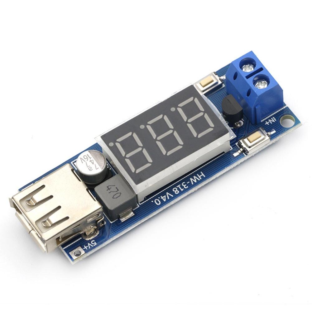 USB Charger StepDown Power Supply Module with Voltmeter for DC 4 5 to 40V Input Suitable for Electric Bicycles