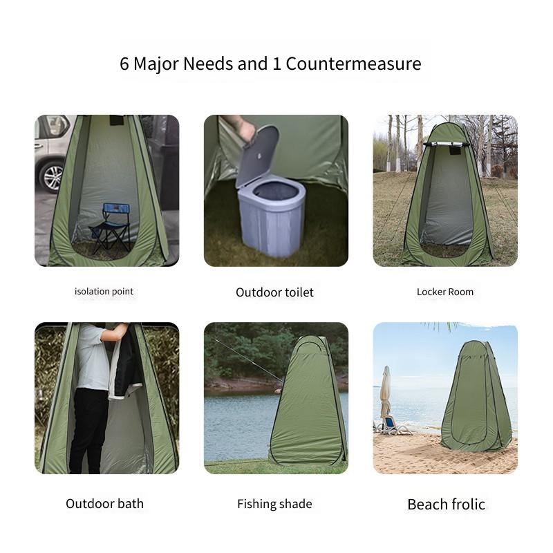 1pc Outdoor Bathing Tent Portable Outdoor Toilet Tent Changing Shower Bathing Tent Clothes Changing Cover No Setup Quick Start