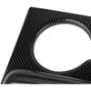 Crosselec Carbon Fiber Center Console Gear Shift Panel Cup Holder Cover Trim Accessories for 2023-2024 Honda Pilot