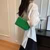 Trendy Minimalist Crossbody Bag For Women 2023 Summer New Casual Shoulder Bag With Quilted Chains
