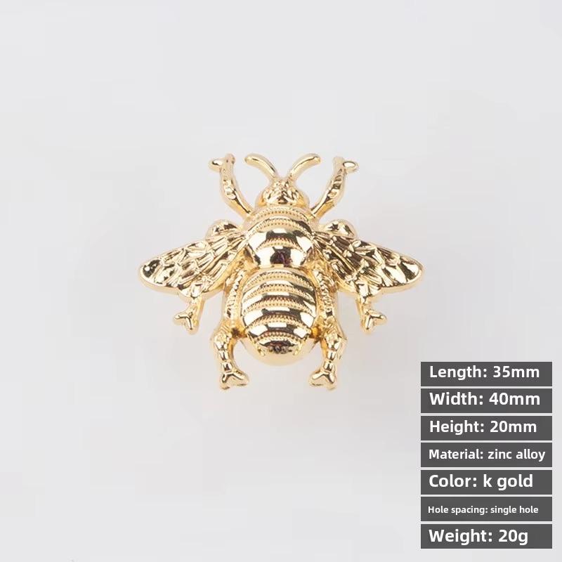 

Милая пчела, ручка для шкафа, цинковый сплав, животное, ручка для ящика, для шкафа, детская комната, одно отверстие, установка, ручки для ящиков, muebles золотой