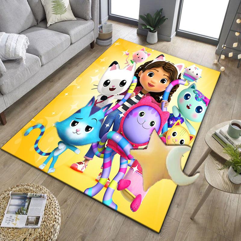 Colorful Friends Dollhouse Office Rug Chair Mat, Game Carpet, Suitable for Front Door, Bedroom, Living Room, Desk, Holiday Gift
