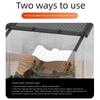 Elevated Reptiles Bedding ABS Climbing Perch With Powerful Suction Cups Lizards Lounger Hammock For Vivarium Decoration