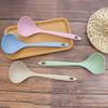 Tableware Wheat Straw Rice Ladle 1Pcs 4 Colors Long Handle Soup Spoon Meal Dinner Scoops Kitchen Supplies Cooking Tool