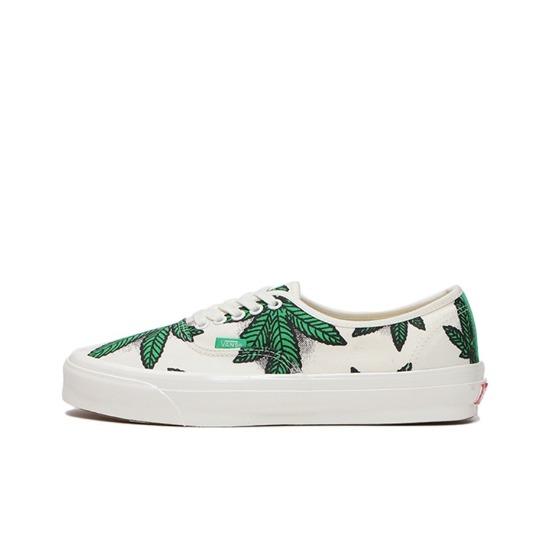 

Vans OG Authentic LX weet Leaf - Белый VN0A4BV94JM Мужская обувь EU 37 белый/зелёный