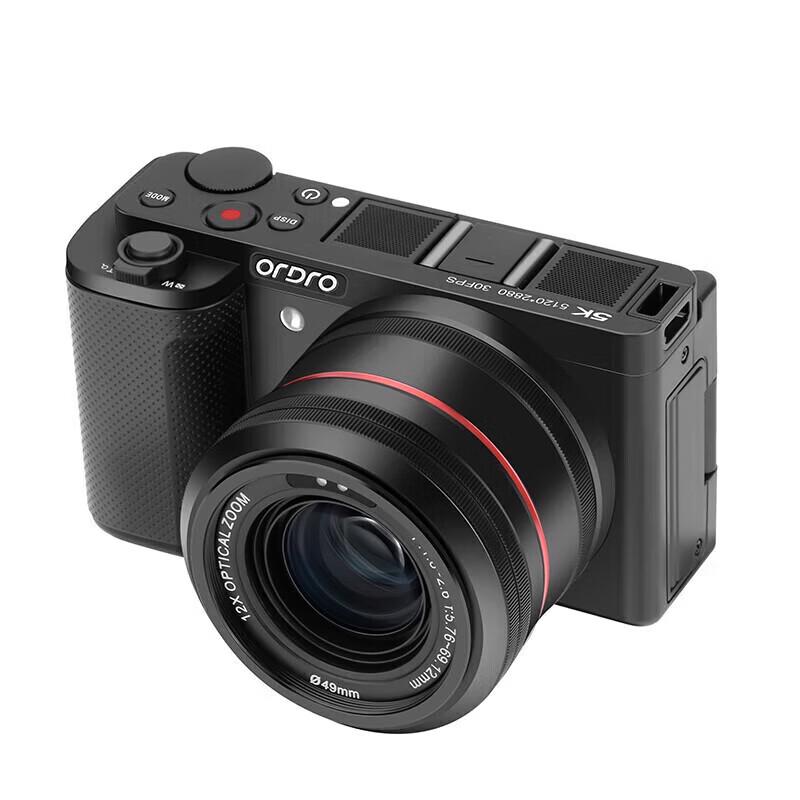 ORDRO G730 5K Camcorder with 12x Optical Zoom and Rotating Screen (CN version)