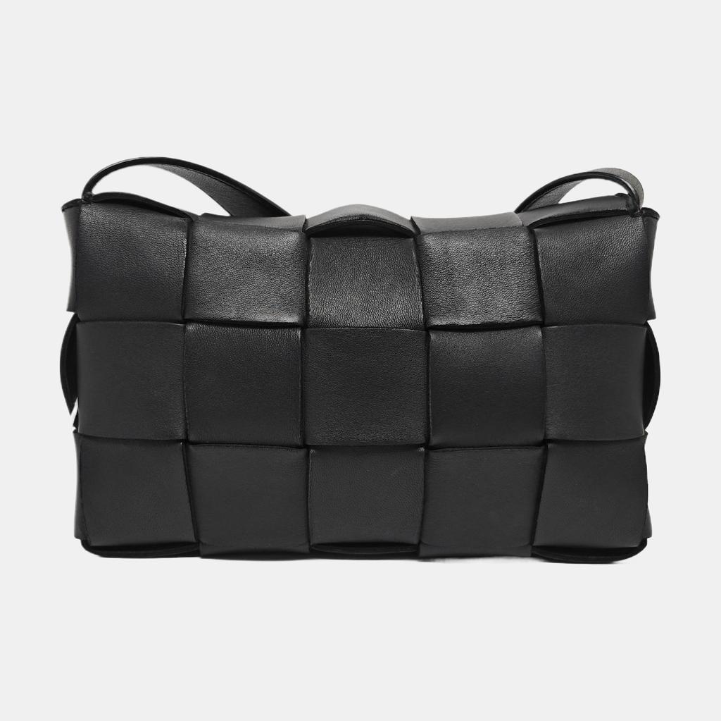 [Pre-Owned] Bottega Veneta Cassette Bag 'Black/Silver' - Very Good #1VFWN5Z