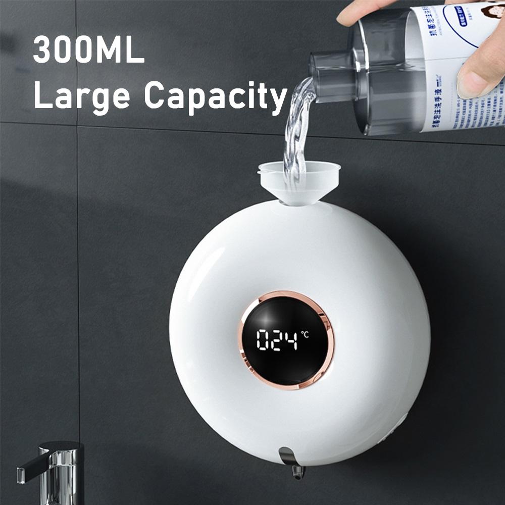 280 ml Smart Tvåldispenser Automatisk Väggmonterad Beröringsfri Flytande Tvåldispenser För Badrum Kök