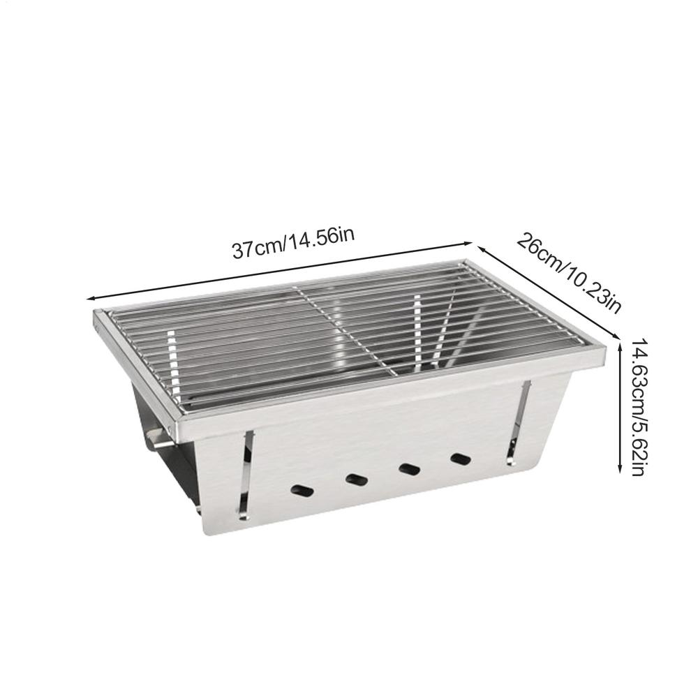 

Camping Grill Heat-Resistant Windproof Outdoor Cookware Campfire Grill For Hiking Garden Balcony Backyard Patio Traveling Picnic