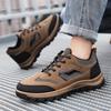 Men's Outdoor Hiking Shoes: Durable, Casual Sports Shoes for Walking and Labor Protection - Perfect for Middle-aged and Elderly.