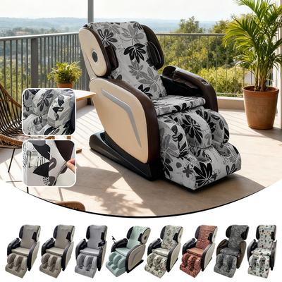 3pcs/set Elastic Massage Chair Cover Removable Electric Massage Sofa Dustproof Washable Electric Massage Dust Cover Home Decor