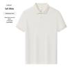 Custom Workwear Half-Zip Polo Shirt with Turn-Down Collar, Ice Silk Cotton, Short Sleeve, Logo Print.