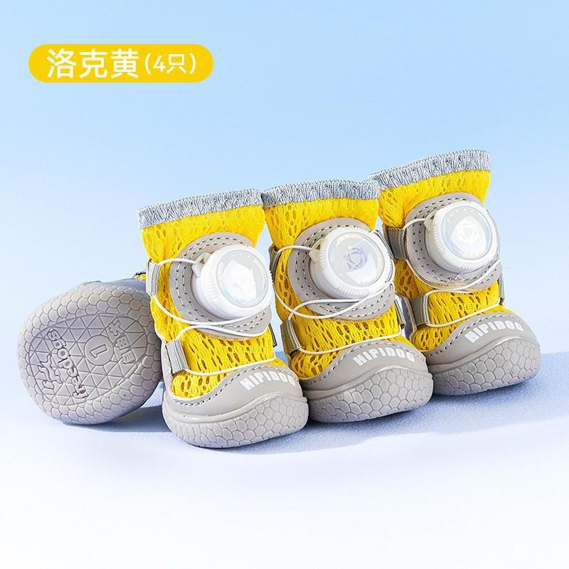 Dog Shoes Breathable Mesh Anti-Slip Soft Sole Pet Footwear Small Medium Dogs Outdoor Walking