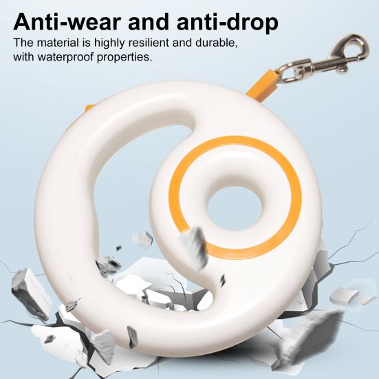 Retractable Dog Leash 8.2ft Heavy Duty Leash One Button Brake And Lock Tangle-Free Dog Leash with Anti-Slip Handle for Small Medium Dogs Up To 66lbs