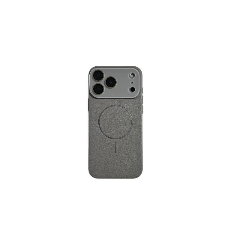 Compatible with Apple IPhone 17 Pro Max Leather Texture Magnetic Phone Case, Supports Wireless Charging, and Is A Protective Case for IPhone 16 Plus