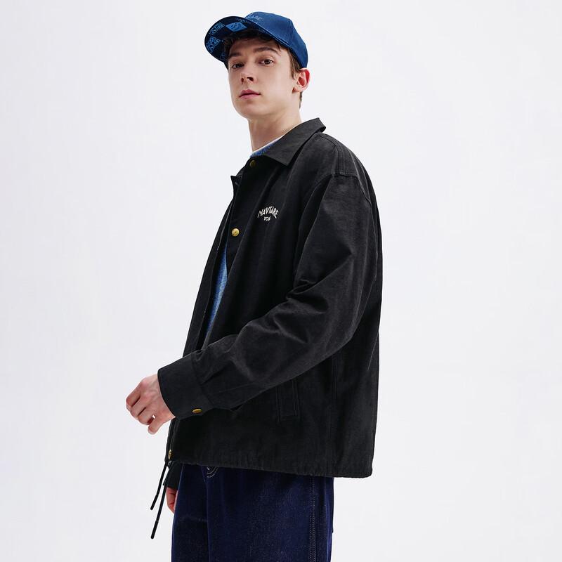 NVG·YOUNG Men's Faux Suede Workwear Jacket