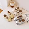 Girls' Princess Bow Leather Shoes - 2026 Spring/Autumn, Soft Sole, Korean Style