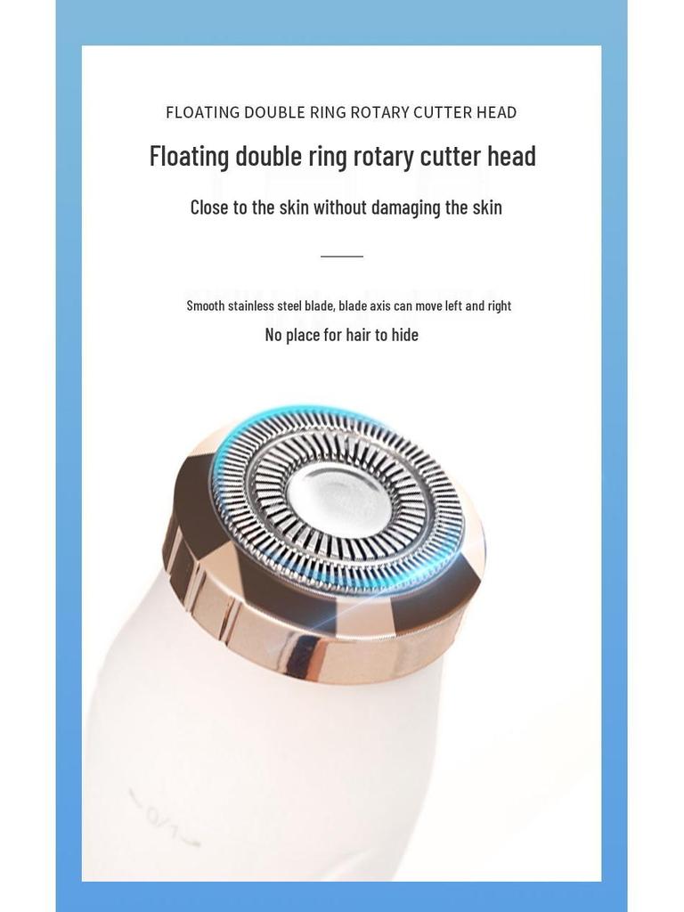 Multifunctional Electric Shaver: 3-in-1 Eyebrow Trimmer, Hair Clipper, Nose Trimmer, Rechargeable Razor
