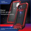 Apple 15 Protective Case with Invisible Bracket for iPhone 14 Pro Max - Anti-fall Metal Shell.