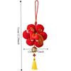 New 2026 New Year Pendant Ball Lunar Flower Pendant Entrance Door Decor Lucky Spring Festival Decor for Living Room