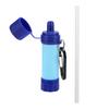 Wild Life Emergency Drinking Water Filtering Tools Portable Camping Hiking Life Survival Water Purifier Filter with Straw
