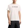 Moncler Round Neck Letter Solid Color T-Shirt Men Tops L20918C0005189B8Q034