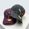 And Women Interesting Letter Print Embroidery Baseball Caps Sun Protection Bottle Opener All-Match Niche Style Peaked Hats Personalized Trendy Ins
