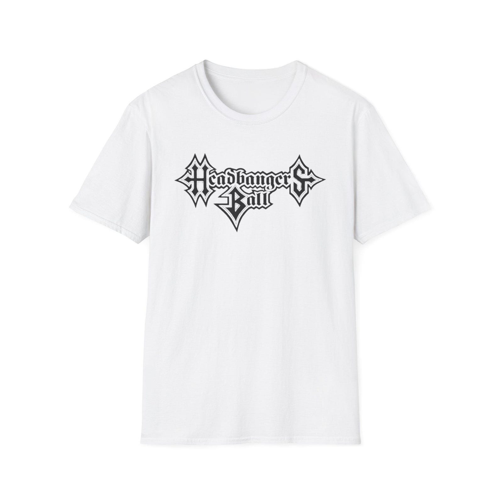 Headbangers Ball - Unisex Softstyle T shirt retro headbangers ball shirt head bangers ball T shirt 90s inspired headbangers ball T shirt XL