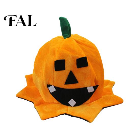 Portable Washable Holiday Hat Halloween Pumpkin for Kids Adults, Funny Plush Bulk Event Gift Supplies Witch Party Costume, Cosplay, Stage Performances
