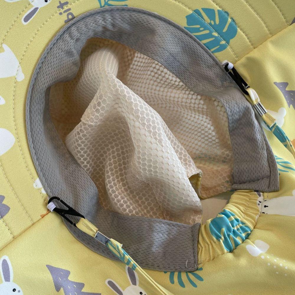 With Whistle Summer Baby Hat Neck Ear Cover Kids Beach Caps  Outdoor Sports