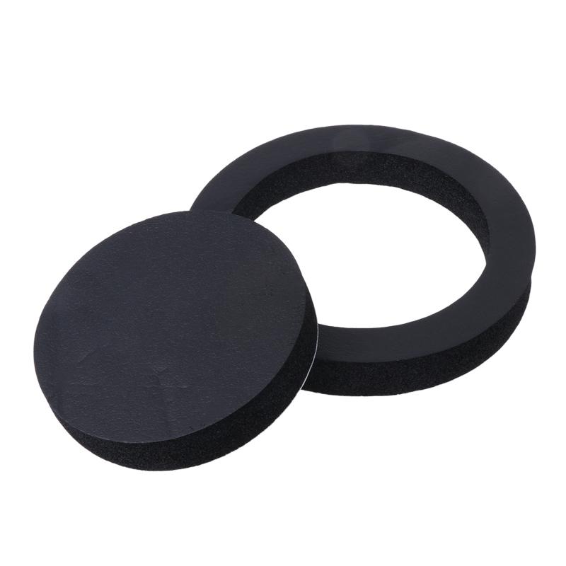 6.5inch Pad Cotton Car Speaker Ring Sound Insulation Accessories Audio Soundproof Door Trim Self Adhesive Insulation Rin