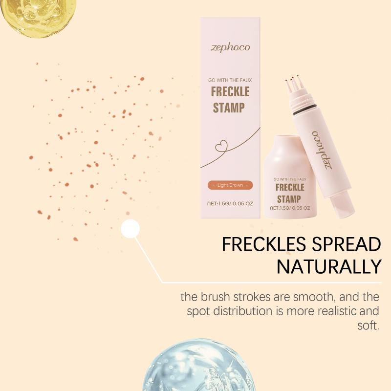 Freckle Pen for Face Light Brown Waterproof Sweatproof Long Lasting Coverage for Moles Spots Contour Look