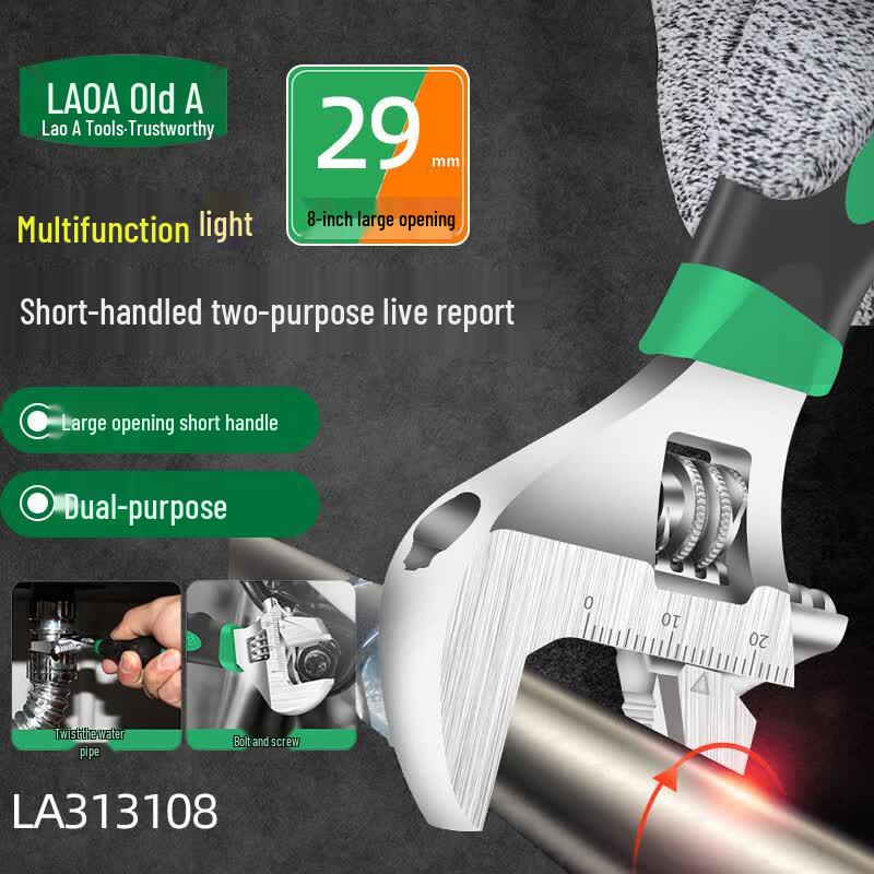 LAOA Multi-function Adjustable Pipe Wrench