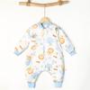 Winter Cotton Padded Sleep Sack Toddlers 3-8 Years Warm Long Sleeve Anti-Kick Sleepwear Girls Boys