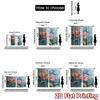 2D FLAT PRINTING 2pcs Curtains (Without Rod) Floral Spring Blossom Design (2) Modern Fashionable Curtainments during the Ramadan