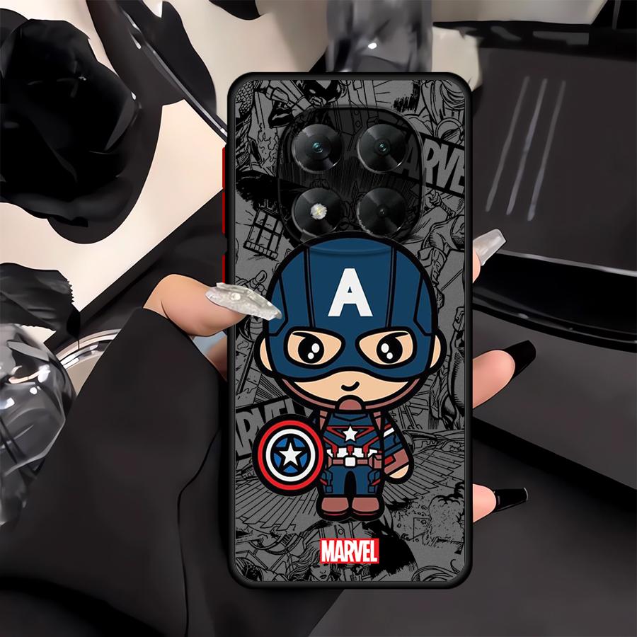 Cartoon Marvel Spiderman Groot Funda Phone Cover Case for Xiaomi Redmi Note 14 A4 12 13C 9S 11 10 13 Pro Plus 14C