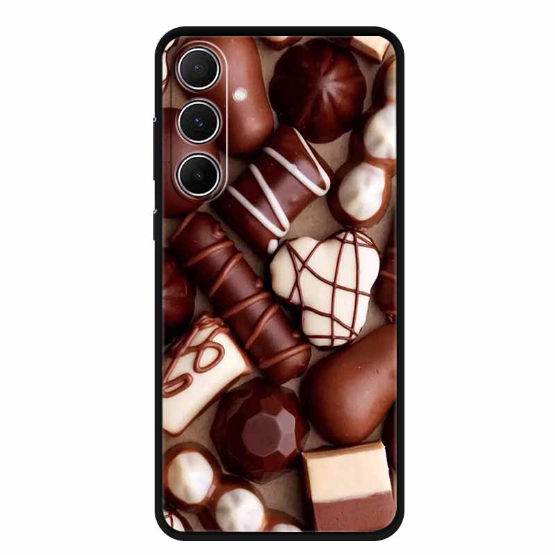 For Samsung Galaxy A55 5G Case Animals Soft Silicone TPU Phone Cases Back Cover For SamsungA55 Wolf Protector Cute Girl Shell