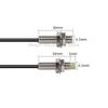 5PCS/Lot PR08-2DN PR08-1.5DN PR08-2DP PR08-1.5DP PR12-2DN PR18-5DN M8 M12 M18 Inductive Proximity Sensor Switch 12-24VDC